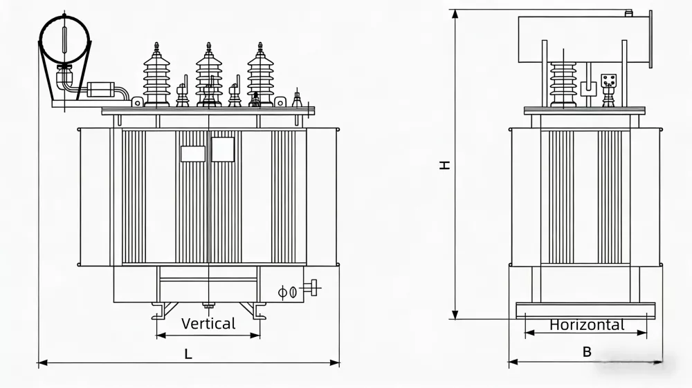 33KV Oil Immersed Distribution Transformer